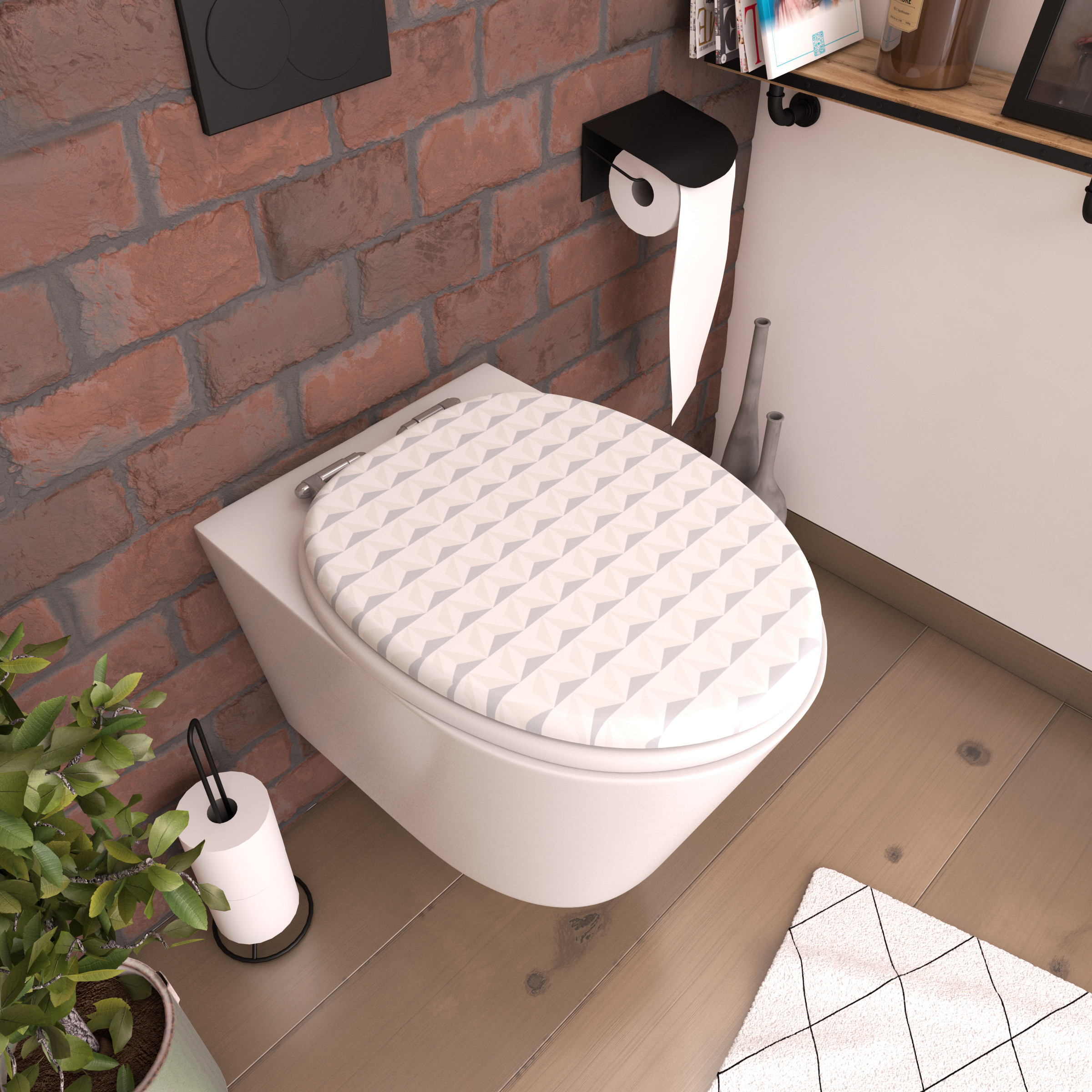 abattant wc carreaux de ciment