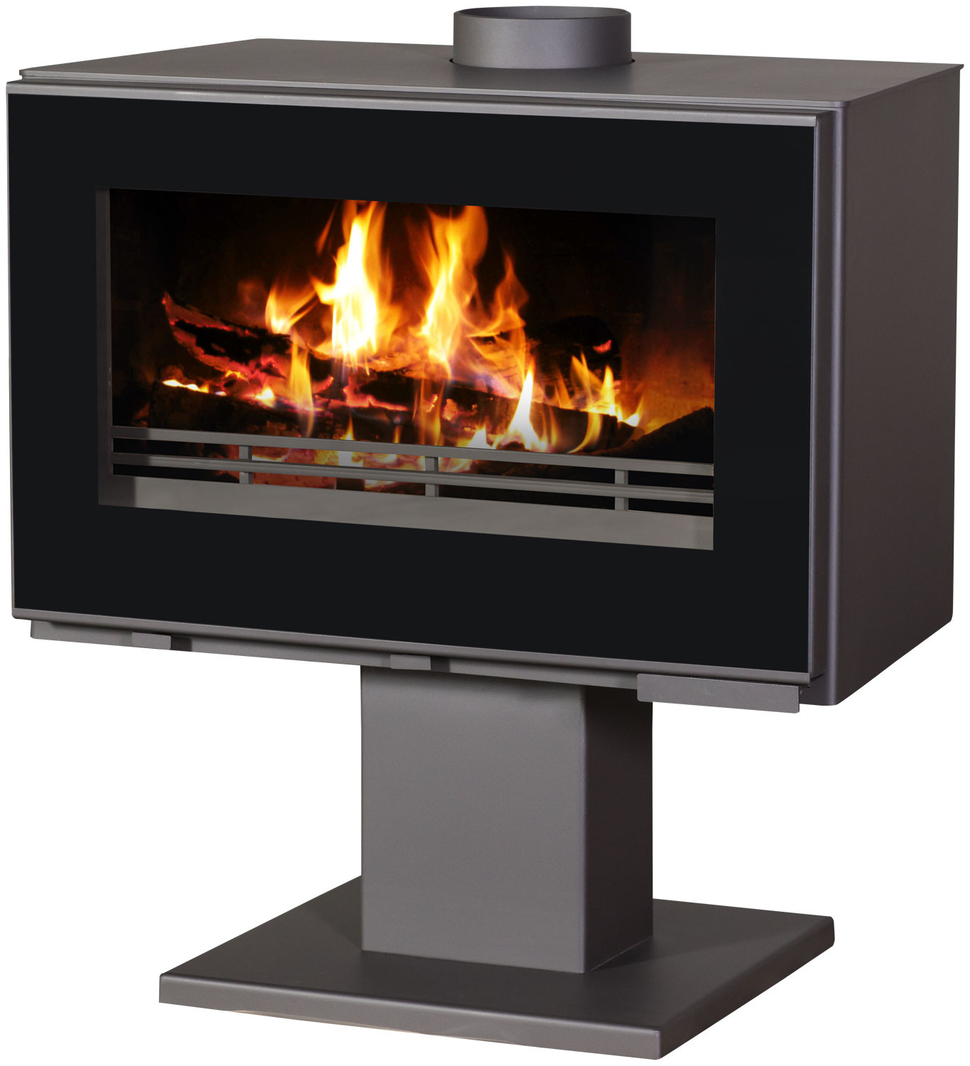 victoria poele a bois unica 11kw 14kw grand foyer distriartisan