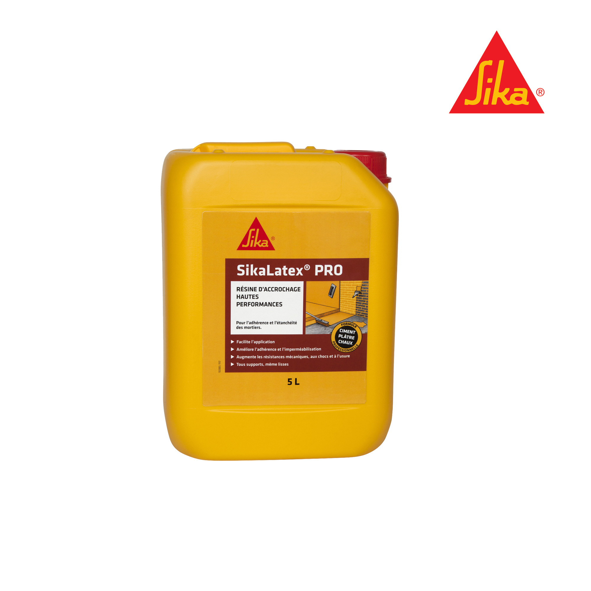 Sika Resine D Accrochage Latex Pro 5l Distriartisan