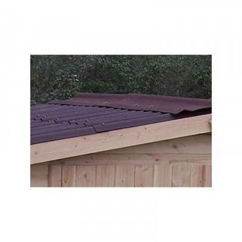 Abri dalmat en madriers douglas 20mm sans plancher 5,62m² toit mono-pente - dt3017.02n