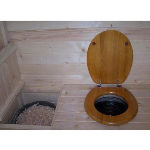 Abri en panneaux 12mm toilette sèche extérieure 120x160cm - ed1419wc