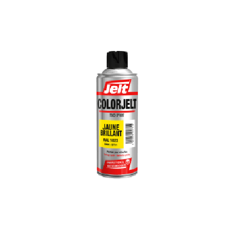 Colorjet jaune brillant - ITW SPRAYTEC - Peinture de retouches RAL 1023 - BOMBE DE 400ML - 5731