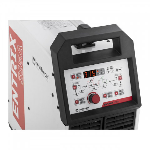 Poste à souder aluminium alu tig mma e-hand entrix 315a (400 v, 315 a, fm 60%, amorçage hf, prof. Max. 10 mm, hot start, arc force, anti-stick, torche refroidie à l'eau, sans fiche)