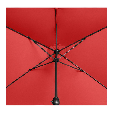 Grand parasol de jardin rectangulaire 200 x 300 cm rouge helloshop26 14_0007565