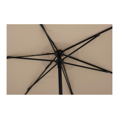 Grand parasol de jardin hexagonal diamètre 270 cm - Couleur au choix