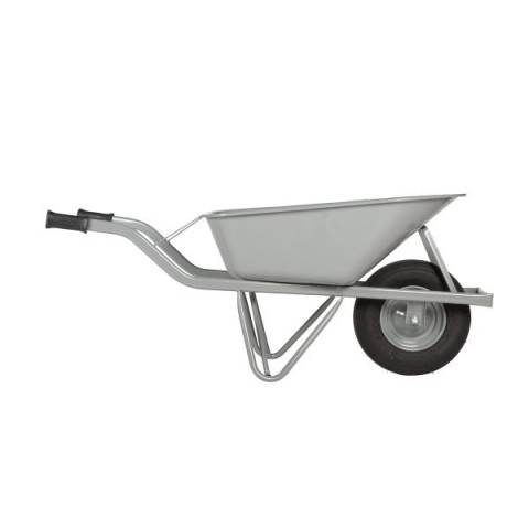 Brouette universelle, roue pneumatique, capacité 80 litres
