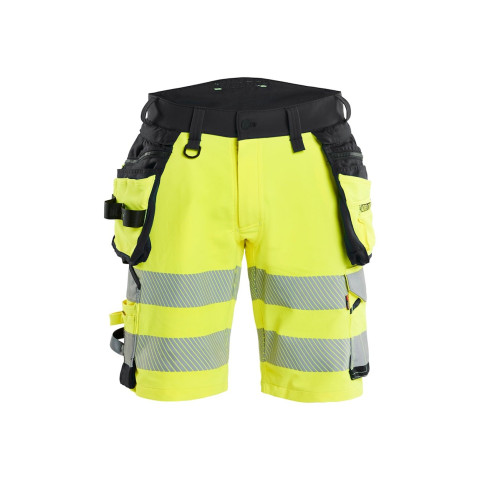 Short stretch 4D Haute-Visibilité avec poches flottantes détachables 11201648 - Couleur et taille au choix