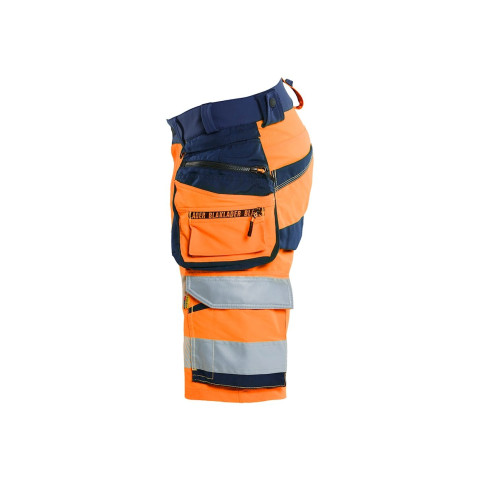 Short stretch 4D Haute-Visibilité avec poches flottantes détachables 11201648 - Couleur et taille au choix