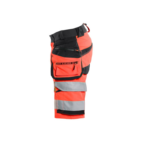 Short stretch 4D Haute-Visibilité avec poches flottantes détachables 11201648 - Couleur et taille au choix