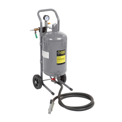 Cuve de sablage mobile CS 17 - 17L - Buse de 2-2.5-3-3.5 - FAR TOOLS - 115100