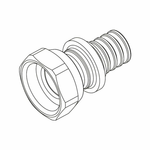 Raccord droit E.P. SDR 11 LX REHAU 25-1' F - 11691021001