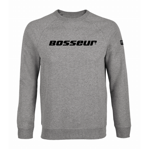 Sweat-shirt col rond - BOSSEUR - Doma T.S Gris chiné 11962-007