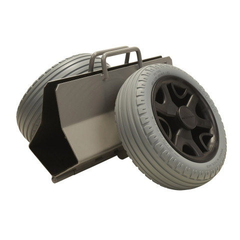 Chariot porte panneau l.125 mm roue anti crevaison capacité de charge 300 kg Matador