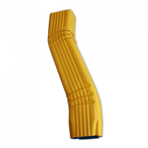 Dévoiement latéral gauche de 50 à 600 mm pour gouttière aluminium corniche 60 x 80 mm coloris au choix