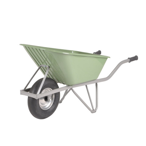 Brouette Noka Basic L avec bac en PEHD vert