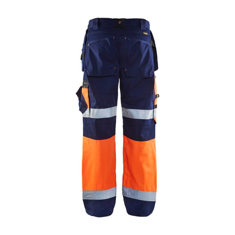 Pantalon artisan X1500 haute-visibilité avec poches flottantes 15081860 - Couleur et taille au choix