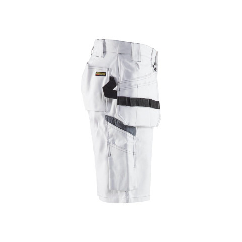 Short de peintre avec poches flottantes Blanc 15361210 - Taille au choix