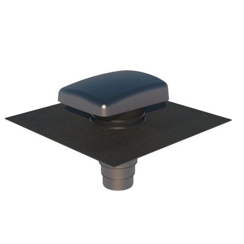 Terminal de ventilation Ubiflu 2 UBBINK avec Multidiam - Ø 100 à 160 mm - noir - 15460377