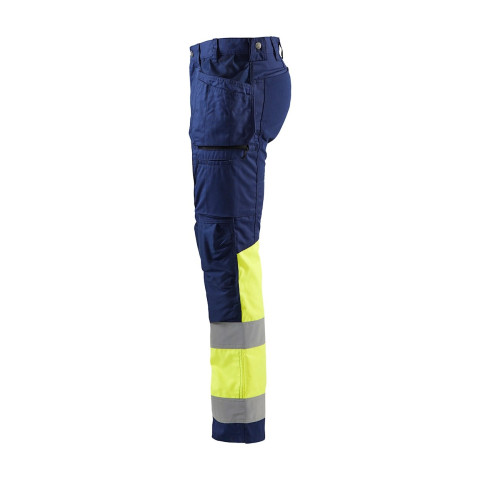 Pantalon artisan haute-visibilité stretch à poches flottantes et genoux préformés 15581811 - Couleur et taille au choix