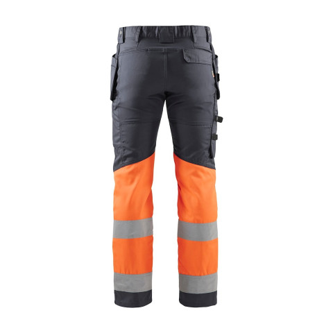 Pantalon artisan haute-visibilité stretch à poches flottantes et genoux préformés 15581811 - Couleur et taille au choix