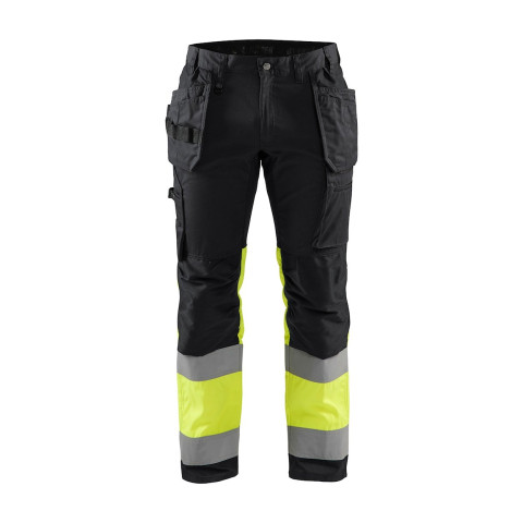 Pantalon artisan haute-visibilité stretch à poches flottantes et genoux préformés 15581811 - Couleur et taille au choix