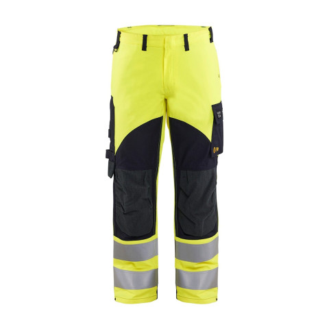 Pantalon multinormes inhérent Jaune-Fluo/Marine 15881512 - Taille au choix