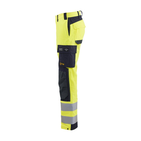 Pantalon multinormes inhérent Jaune-Fluo/Marine 15881512 - Taille au choix