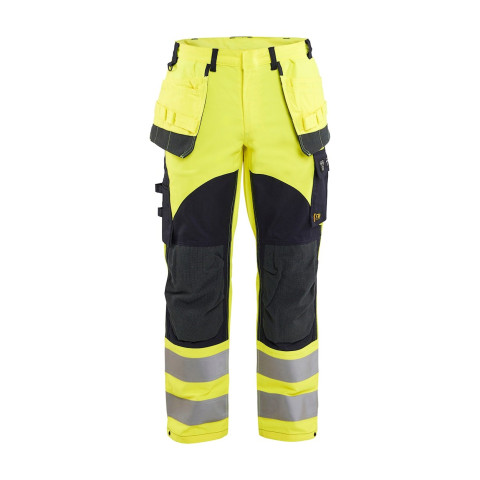 Pantalon multinormes inhérent avec poches flottantes Jaune-Fluo/Marine 15891512 - Taille au choix