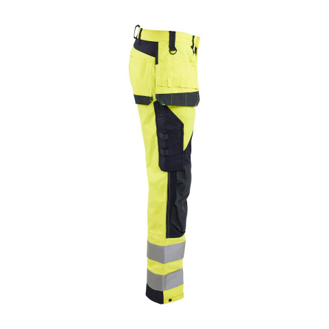 Pantalon multinormes inhérent avec poches flottantes Jaune-Fluo/Marine 15891512 - Taille au choix