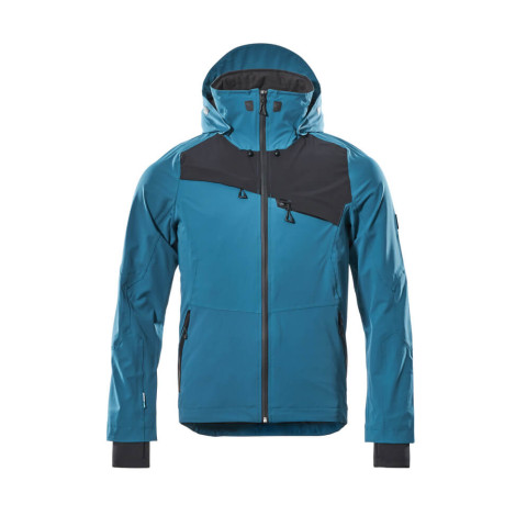 Veste professionnelle d'extérieur MASCOT Advanced - Imperméable - 17001-411-XXL-Bleu foncé / noir