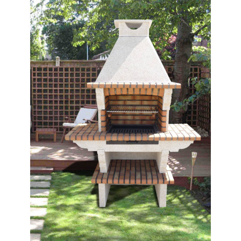 Barbecue de jardin en pierre