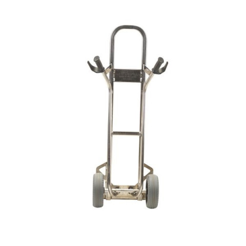 Diable aluminium a tablier sureleve, bavette 450x300mm