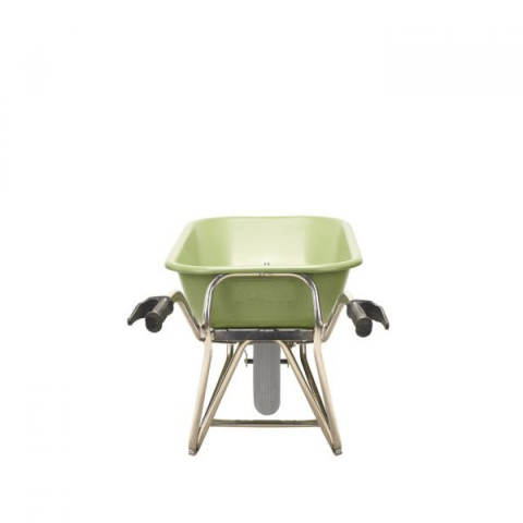 Brouette aluminium profi-Max Plus vert roue anti-crevaison