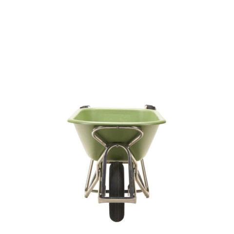 Brouette aluminium profi-Max Plus vert roue pneumatique