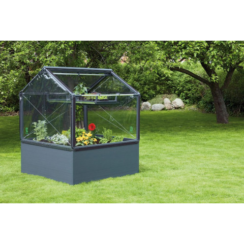 Potager de jardin surélevé de 50cm avec serre