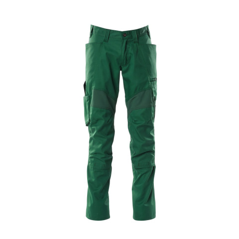 Pantalon de travail avec poches genouillères MASCOT Accelerate - 18579-442-Vert Bouteille-76-44