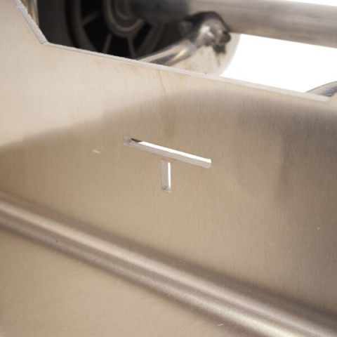 Diable aluminium charge 350kg, bavette 450x300