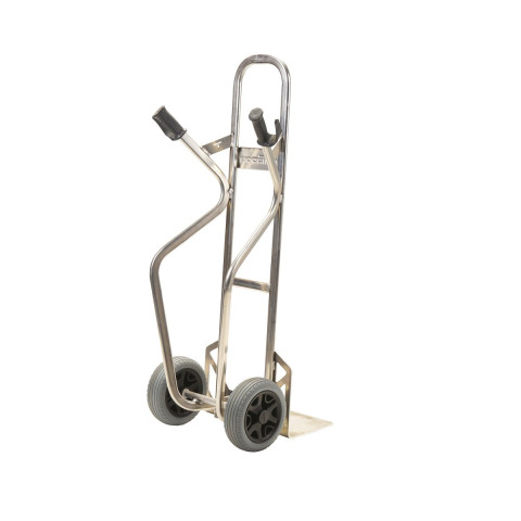 Diable aluminium charge 350 kg M-NST-250 avec roues increvable