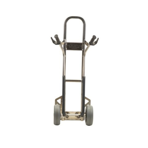 Diable aluminium a tablier sureleve M-NS et guide d'escalier