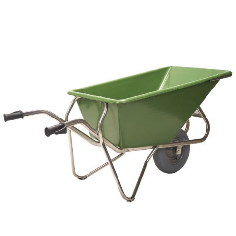 Brouette Noka 160 en aluminium roue anti-crevaison