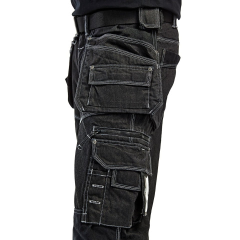 Pantalon X1900 artisan CORDURA® DENIM Noir 19601140 - Taille au choix