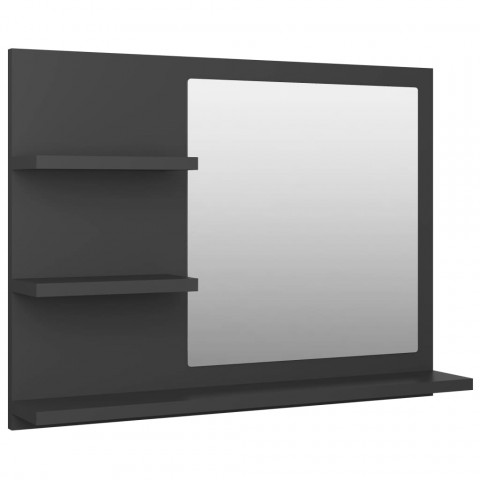 Miroir de salle de bain 60x10,5x45 cm aggloméré - Couleur au choix