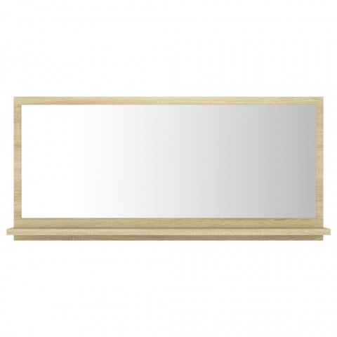Miroir de bain 80x10,5x37 cm aggloméré - Couleur au choix