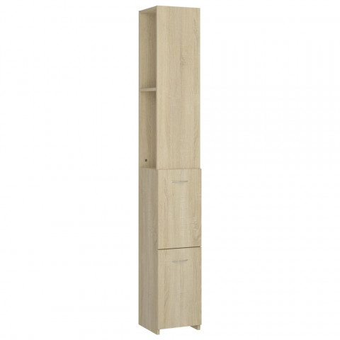 Armoire de salle de bain 25x25x170 cm aggloméré - Couleur au choix