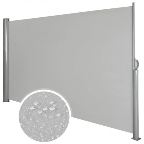 Auvent store latéral brise-vue abri soleil aluminium rétractable 200 x 300 cm - Couleur au choix