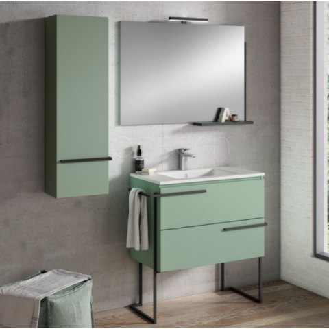 colonne de rangement couleur vert menthe cimon 33 cm distriartisan