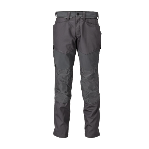 Pantalon de travail avec poches genouillères MASCOT Customized - 22479-230-40-90-Gris anthracite
