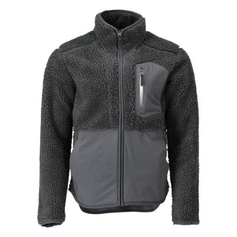 Veste de travail fourrure zippé MASCOT Customized - 22303-682-Gris anthracite-XL