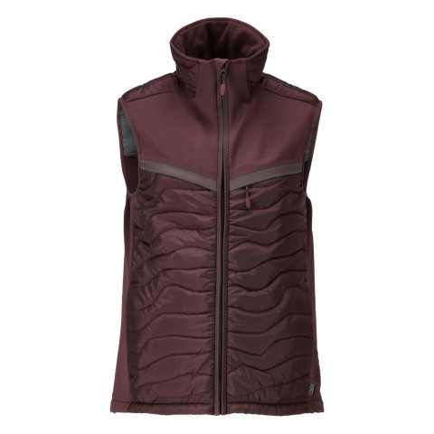 Gilet de travail thermique MASCOT Customized - 22365-318-06 M-Bordeaux-L