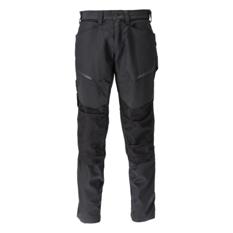 Pantalon de travail avec poches genouillères MASCOT Customized - 22479-230-Noir-76-50